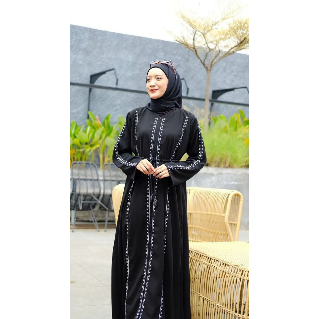 GAMIS ABAYA HITAM / GAMIS ABAYA TERBARU / GAMIS ABAYA SIMPEL