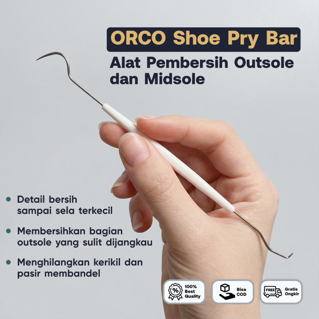 ORCO Shoe Pry Bar - Alat Pencongkel Outsole Sepatu - Pembersih Outsole dan Midsole
