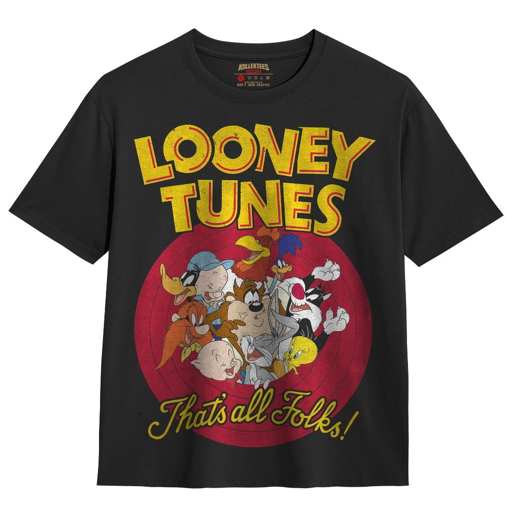 Kaos Looney Tunes - Kaos Oversize Anime Kartun Unisex Dewasa | Premium Vintage T Shirt