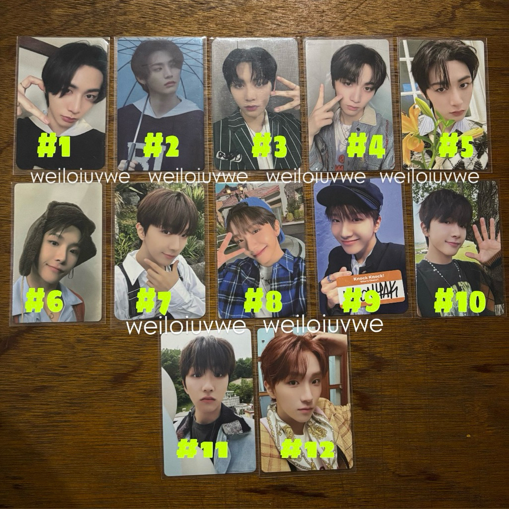 (OFFICIAL) PHOTOCARD BOYNEXTDOOR TAESAN WOONHAK