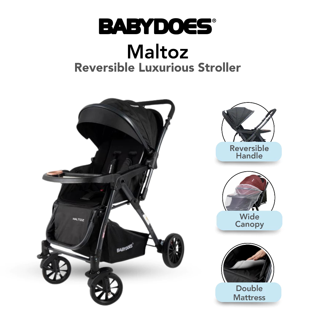 Babydoes Maltoz Reversible Luxurious Stroller/Bisa Menghadap Ibu