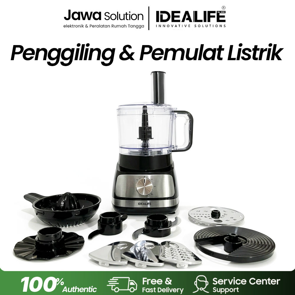 FOOD PROCESSOR SERBAGUNA IDEALIFE IL 222/Idealife Food Processor Mesin Pelumat 8 Fungsi