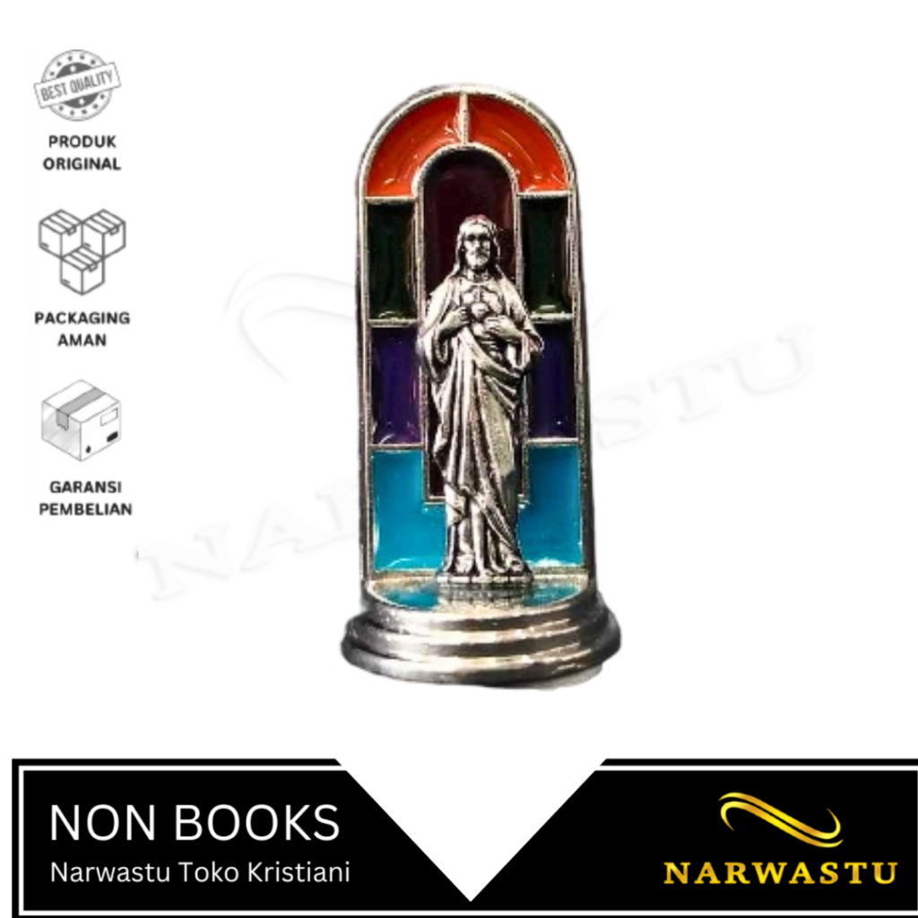 NARWASTU - Hiasan Patung Yesus dan Bunda maria Mobil Dashbord - VLT068