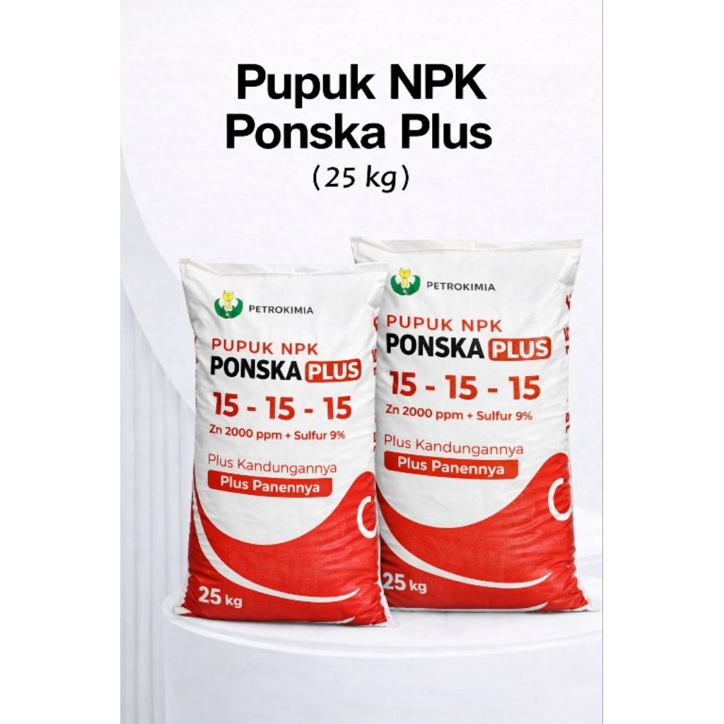 Pupuk NPK 15-15-15 Phonska Plus 25kg Cocok untuk Semua Tanaman