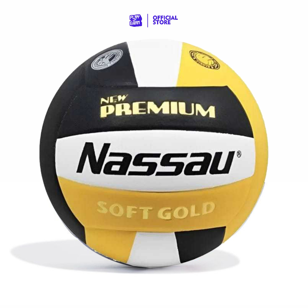 Nassau Bola Voli Premium Soft Gold Size 5