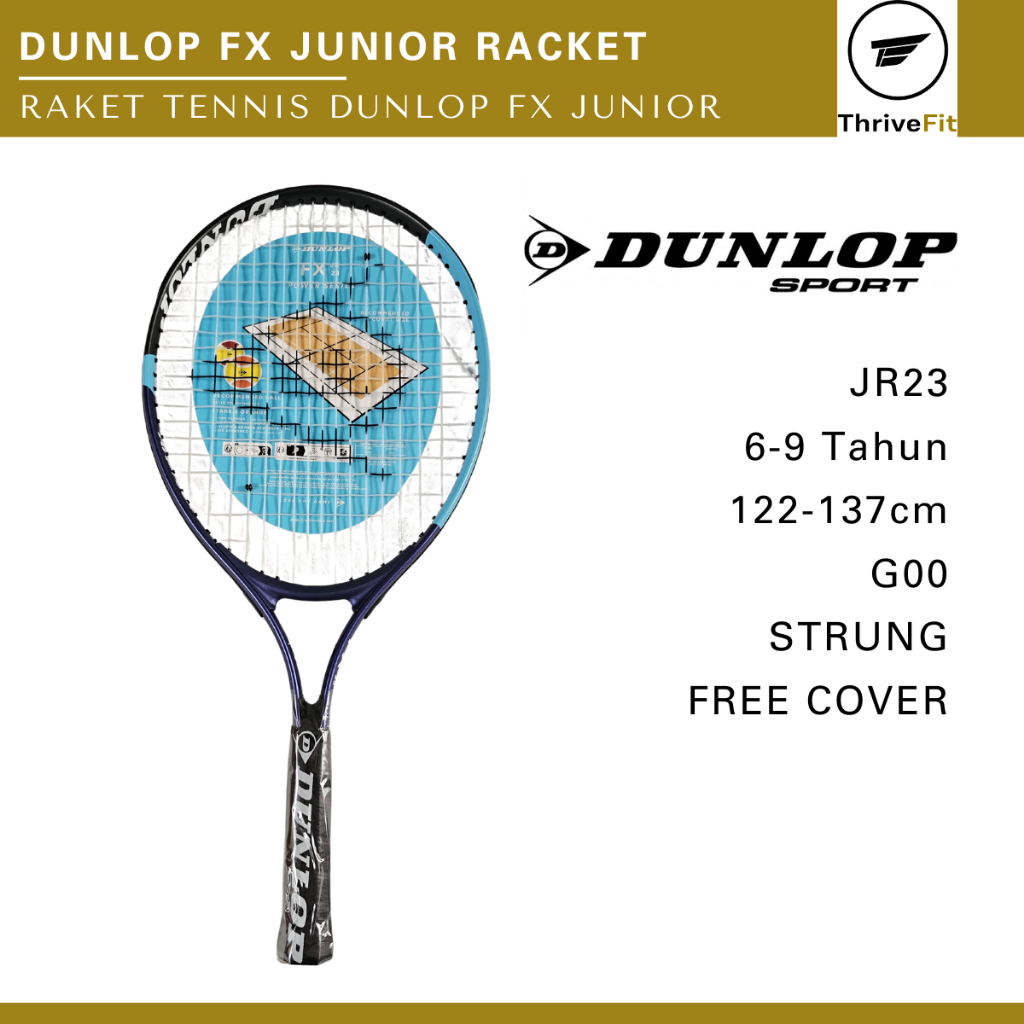 DUNLOP FX Junior Tennis Racket / Raket Tenis Dunlop FX Junior