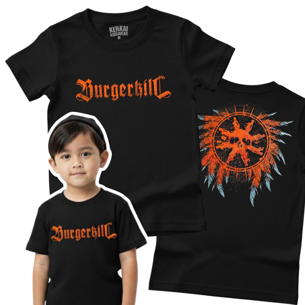 Kaos Band Anak burgerkill leather