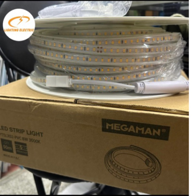 Megaman Led Strip selang 2835 120led Mata rapat 50Meter