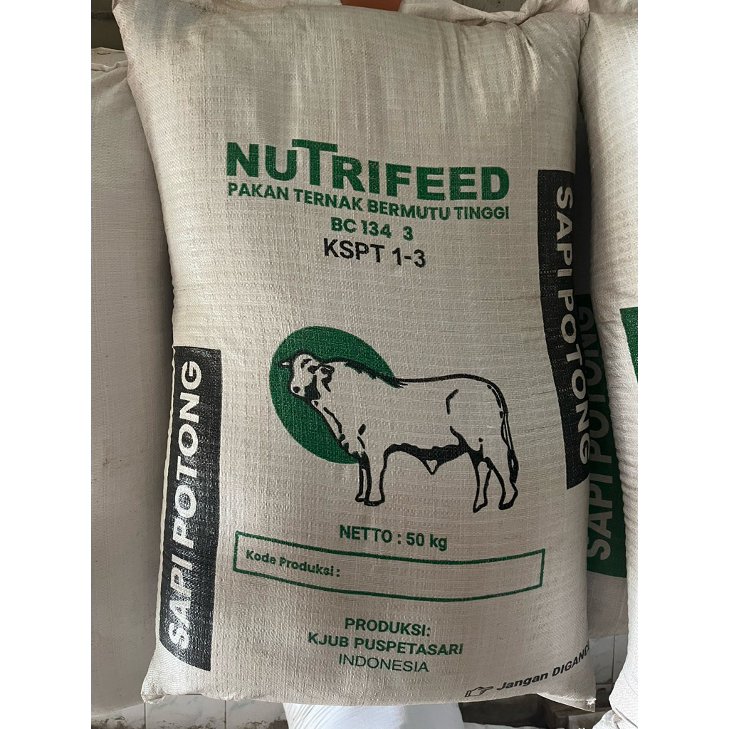 Konsentrat Sapi NUTRIFEED Hitam BC 134 3 50kg