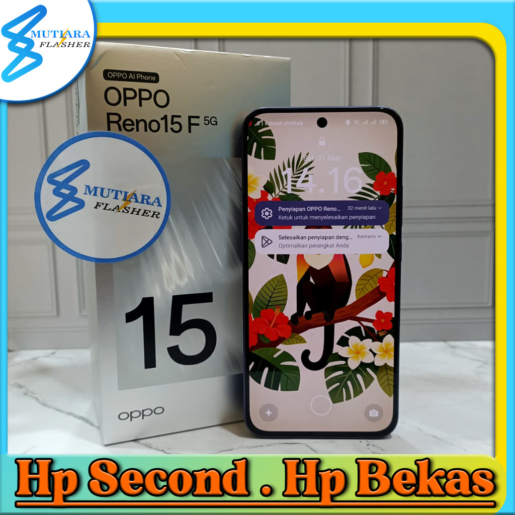 Oppo Reno 15F 5G Ram 8/256GB | Ram 12/256GB Second Original