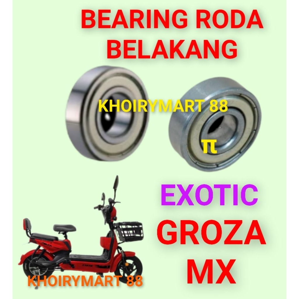 bearing roda belakang exotic groza mx laker klahar roda dinamo belakang exotic groza mx