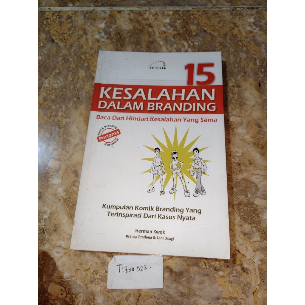Buku 15 Kesalahan dalam branding baca dan hindari kesalahan yang sama