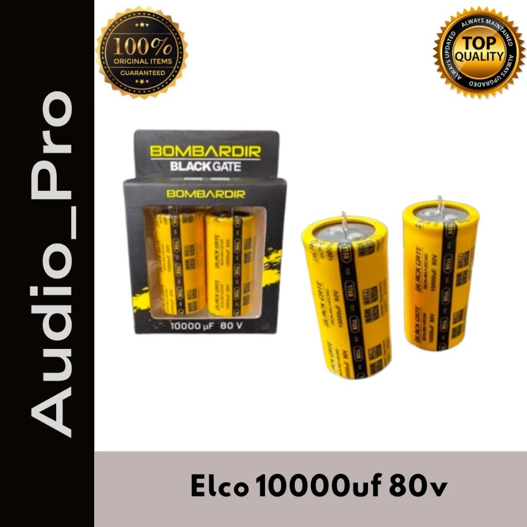 Kapasitor Elco Bombardir Black Gate 10000uf 80v Kapasitor Elco Original