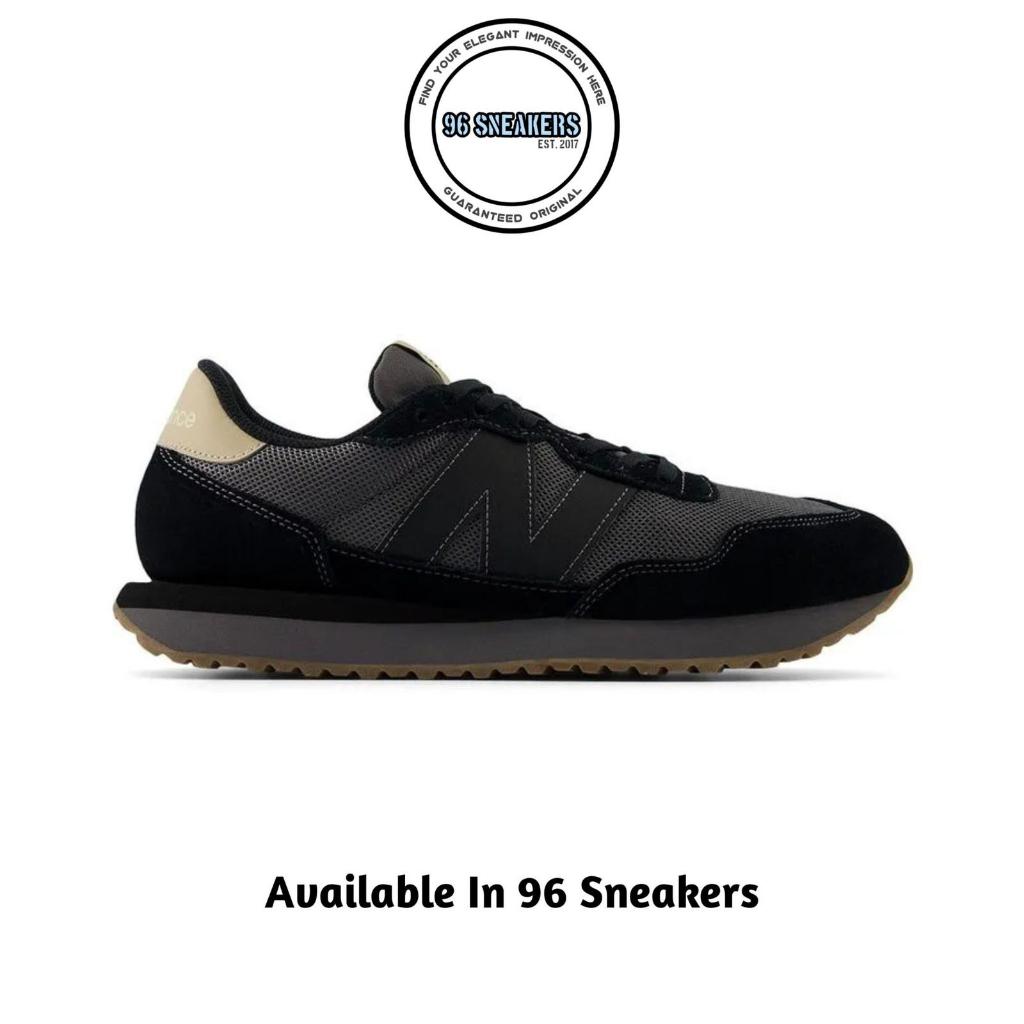 Sepatu Sneakers Pria New Balance 237 Black Grey (MS237LOB) ORIGINAL