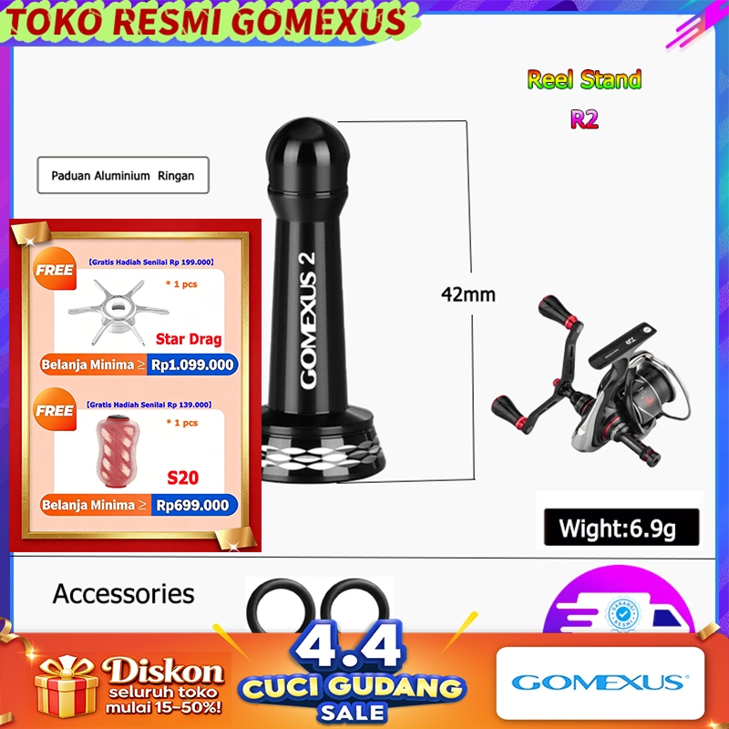 Gomexus 42mm Reel Stand for BG Finesse LT Daiwa peen battle conflict Spinning Reel Parts R2