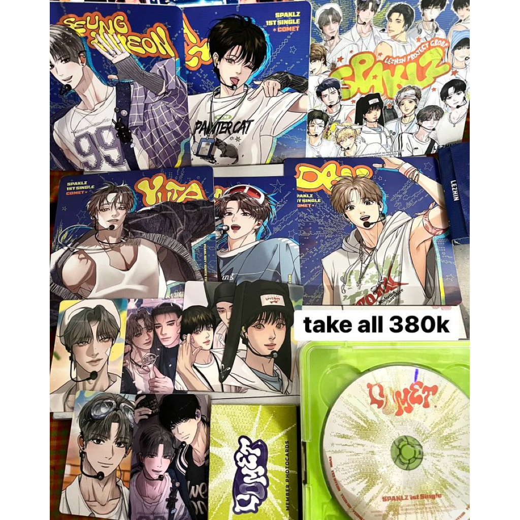 [OFFICIAL] BL merch manhwa season greetings lezhin Jinx, limited run, pearl boy, between the line, u