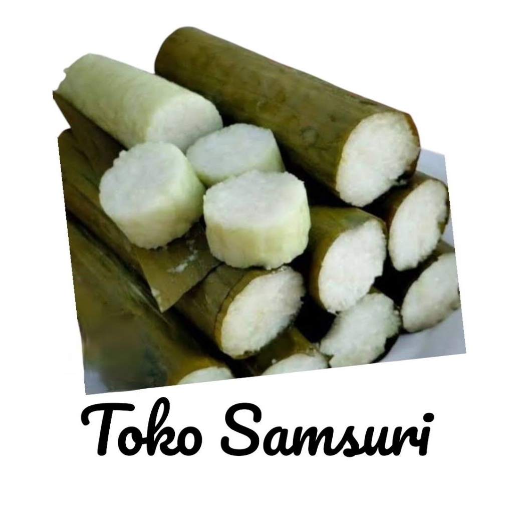 Lontong Daun • Lontong Plastik