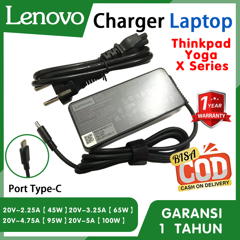 Peakpicker Charger Laptop HP Original 45W 65W Blue Pin 4.5*3.0 - Untuk HP 14 14s Series 14-bs007tx 1