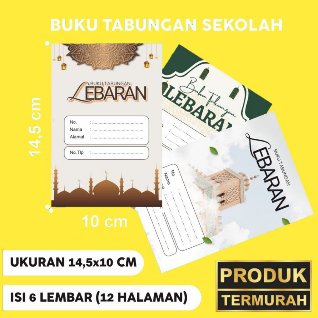 BUKU TABUNGAN LEBARAN