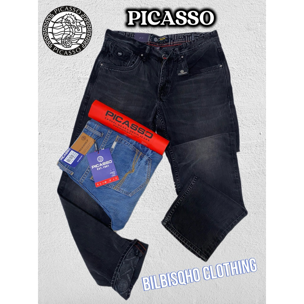 Jeans Panjang | Picasso | Denim Non Stretch | Celana Jeans Pria