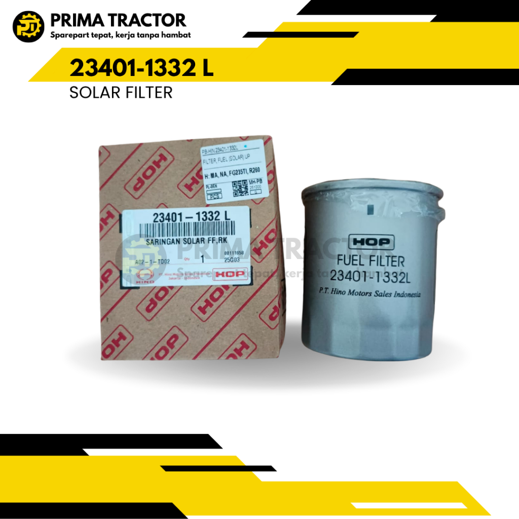 FILTER SOLAR FUEL FILTER 23401-1332 L HINO