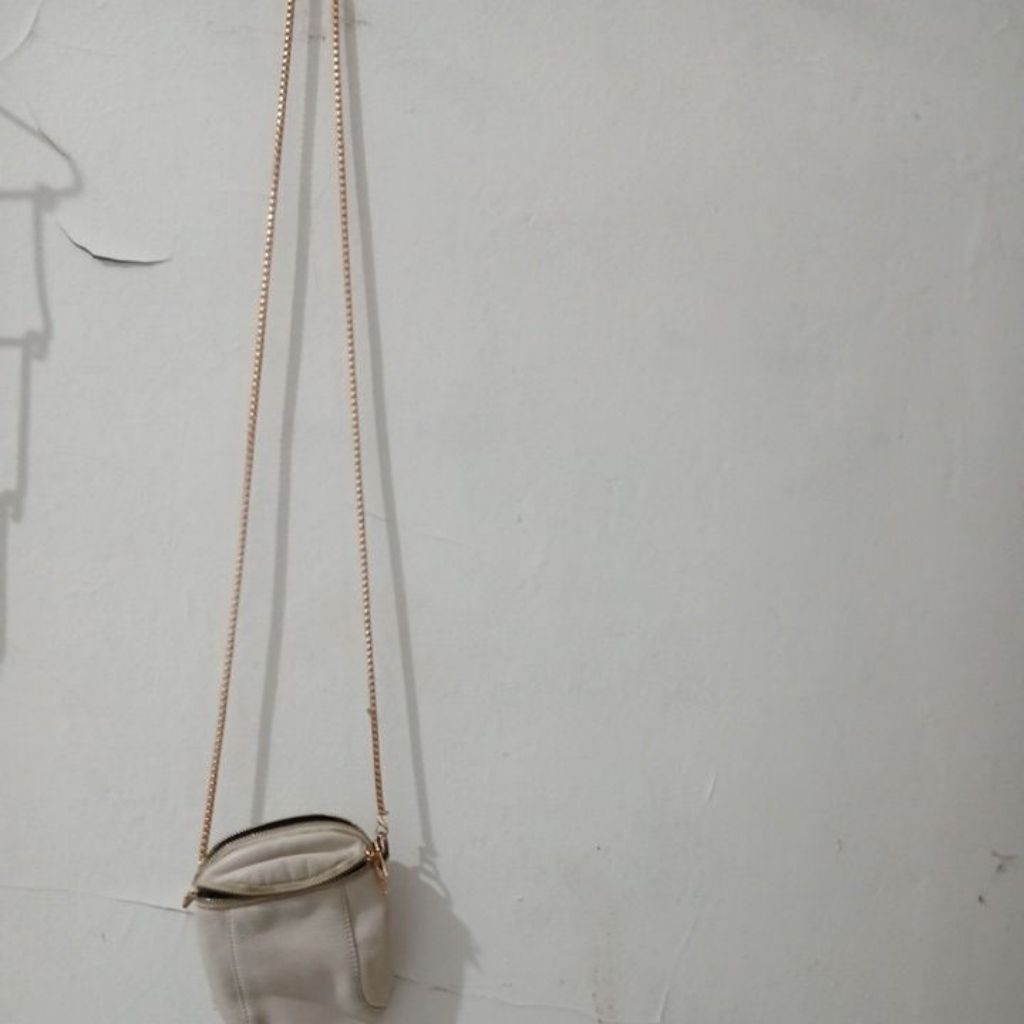 [Second] Sling HP Putih kulas tali rantai