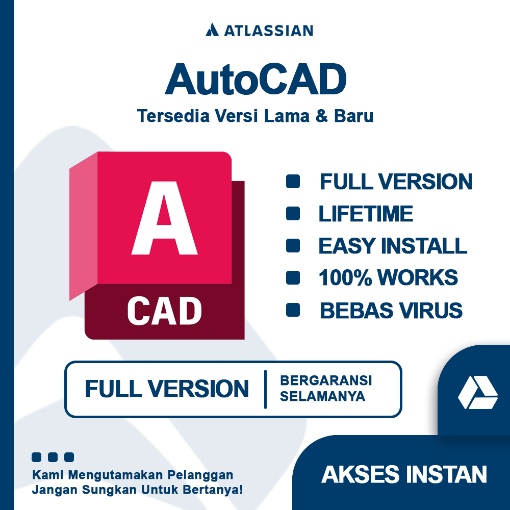 Autocad 2027 - 2015 Full Version Lifetime Permanen Windows & Mac OS