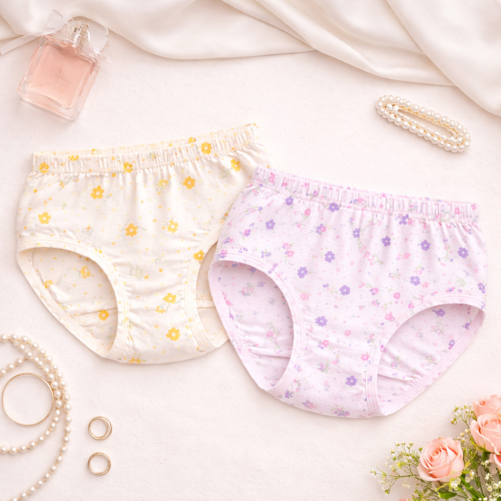Sempak | Celan adalam Wanita | CDWanita Murah | Mayana - Motif Bunga isi 3pcs