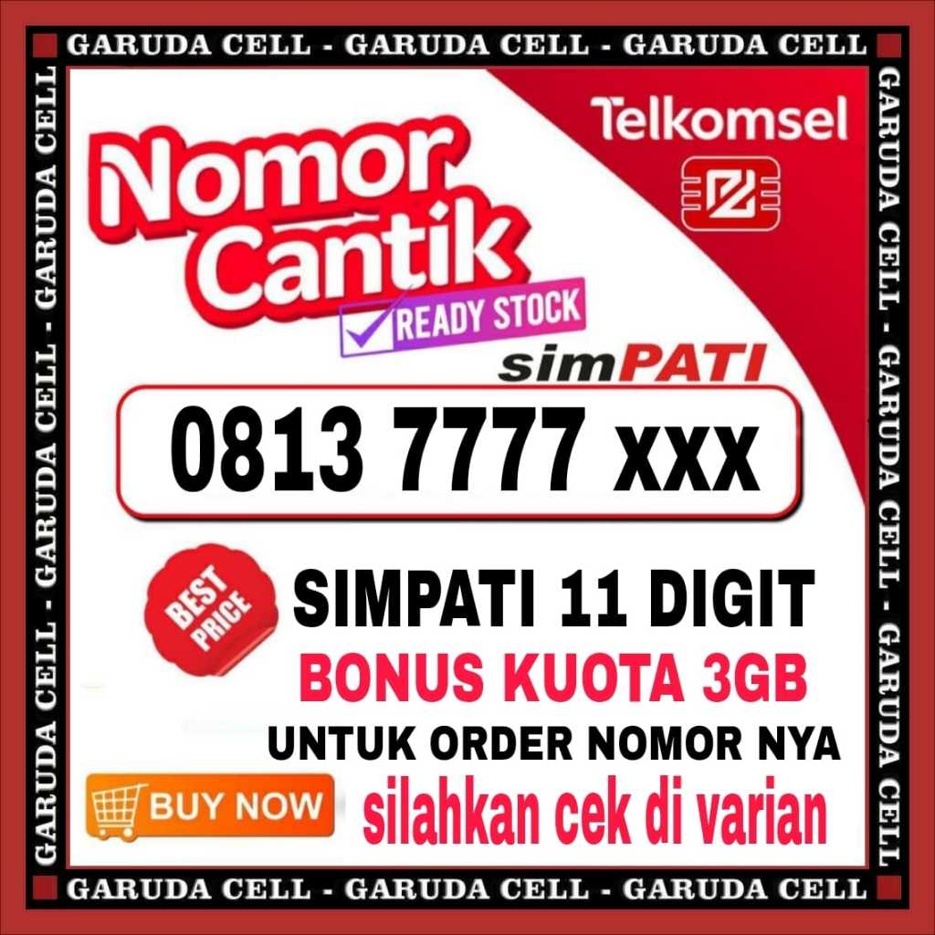 simpati nomor 11 digit - kartu perdana - Sim card - Simpati - Telkomsel prabayar - suport jaringan 5