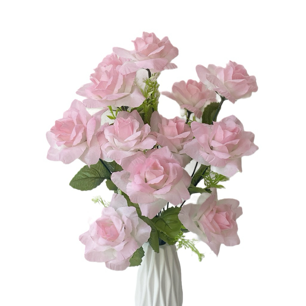 Bunga mawar buket palsu wisuda pelaminan pernikahan seserahan