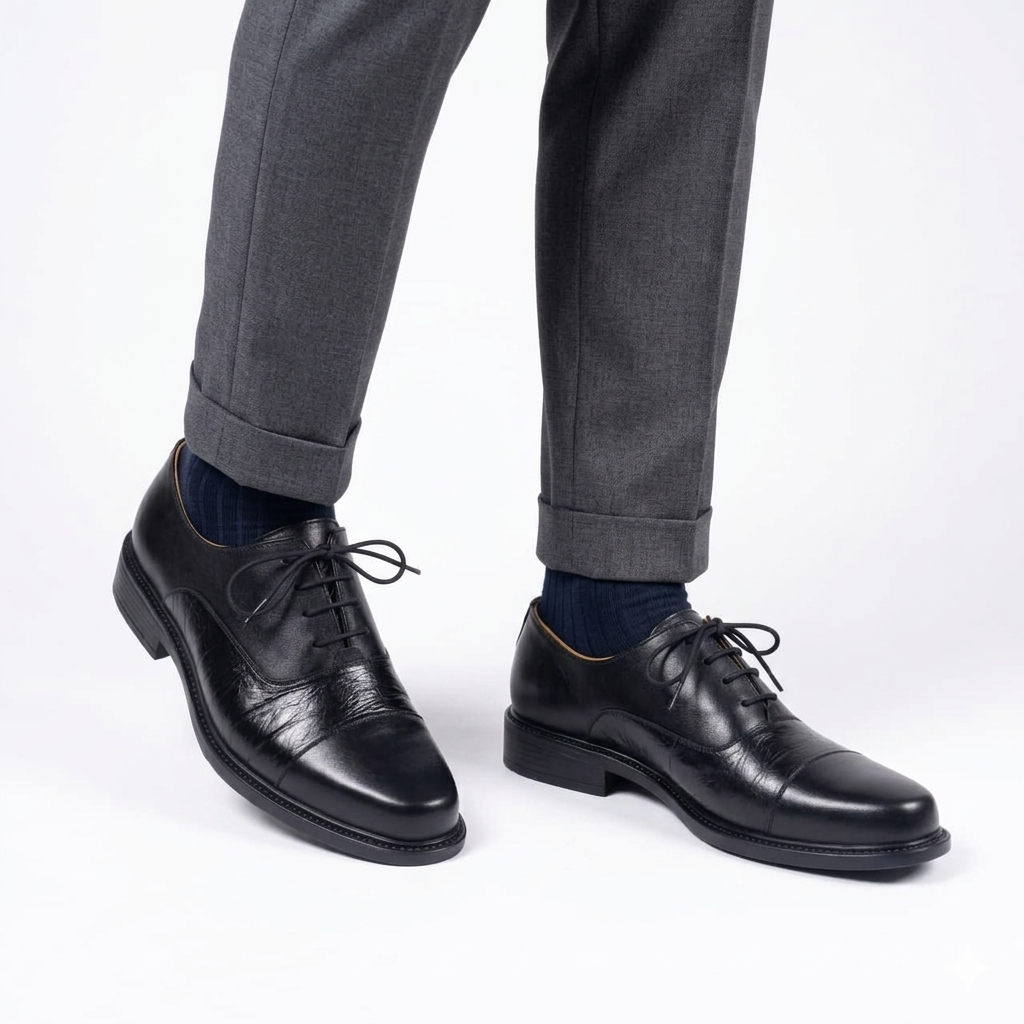 Sepatu Pantofel Pria Bahan Kulit BOBBY BROWN B.771 (39-43)