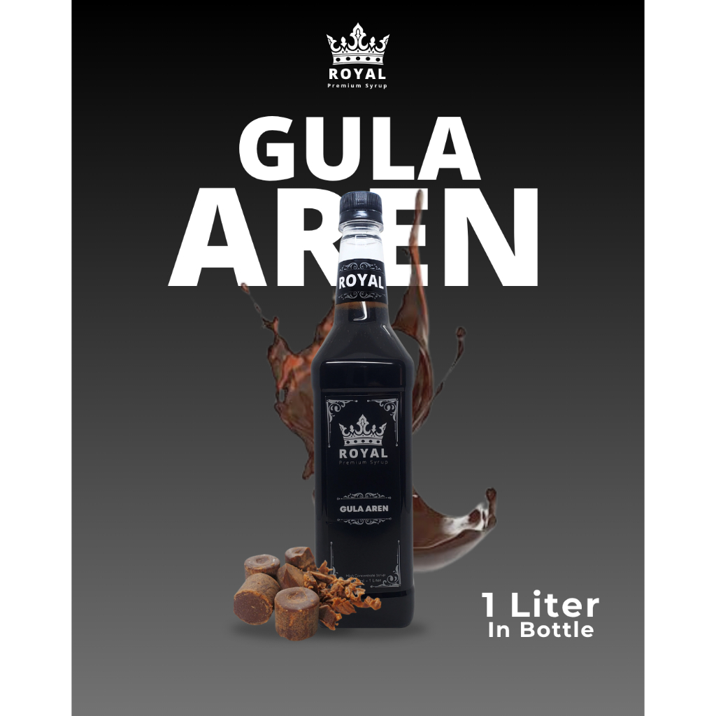 Royal Gula Aren Syrup - Sirup Gula Aren (Premium Quality) - 1 Liter