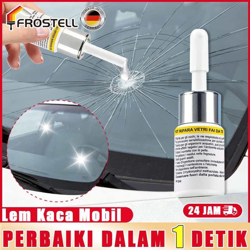 Lem kaca mobil Lem kaca mobil retak Lem kaca pecah Retak tanpa bekas original glass repair kit Perba