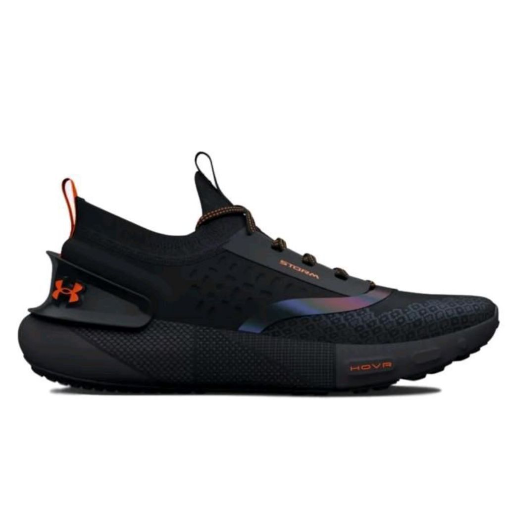 Sepatu Running Under Armour HOVR Phantom 3 Storm Black Orange