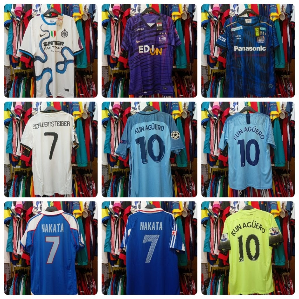 Jersey Bola Retro Grade Ori Nameset Custom Name