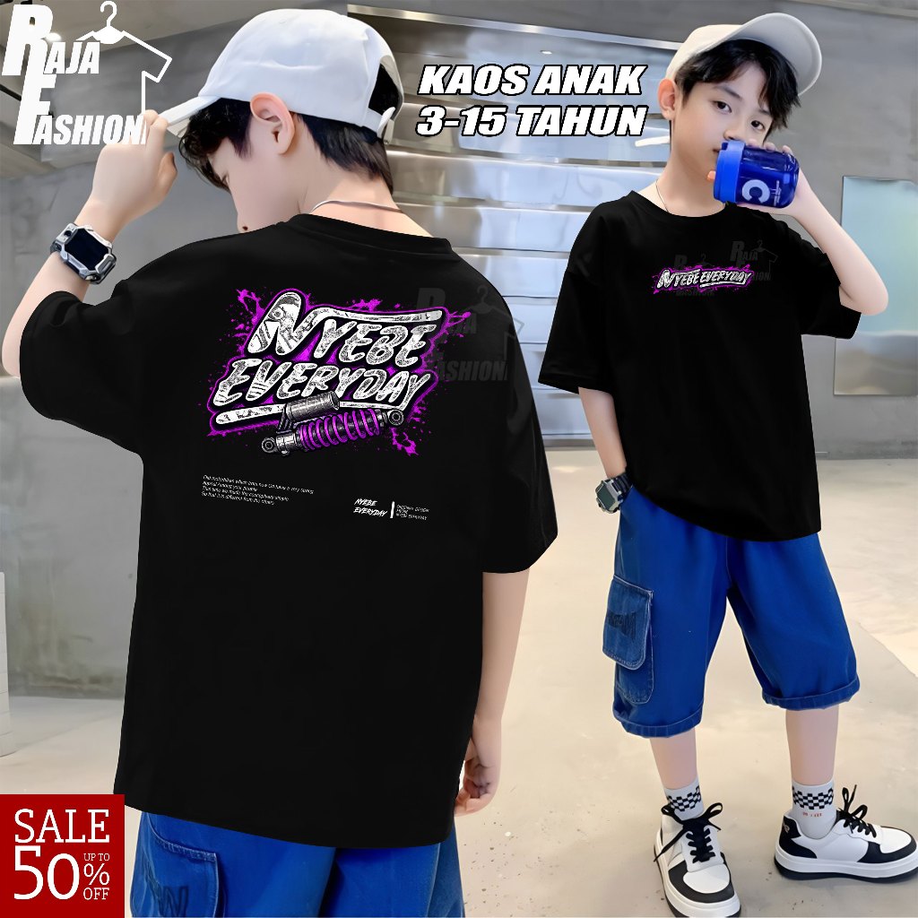 Kaos ANAK Nyebe Everyday - Kaos Racing Herex Kaos CB HEREX MP TIGER