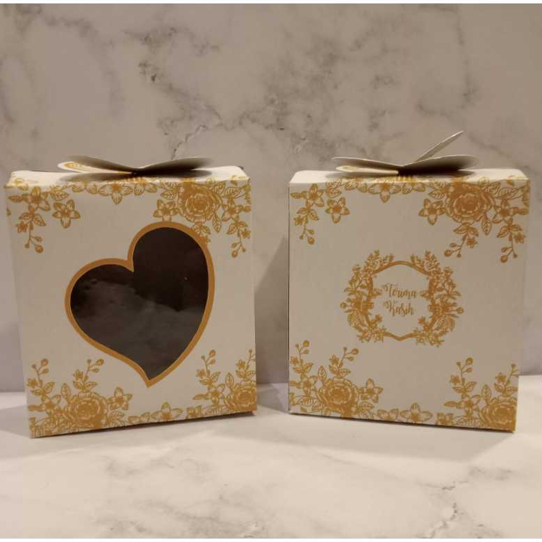 Kemasan Mangkok Sambal Kaca Ukuran 10 cm Paper Box Dus Packaging Souvenir