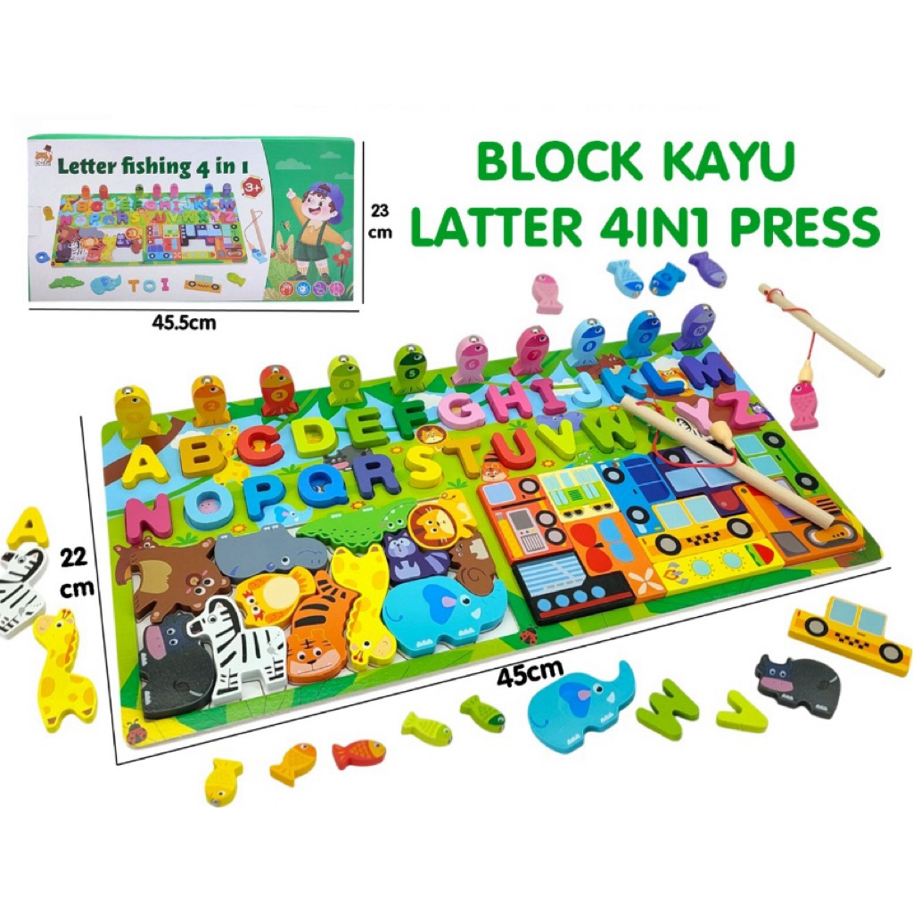 Montessori Puzzle Games 7 in 1 / 8 in 1 / 9 in 1 / 10 in 1 Matching Board Game Papan Mainan Angka Ka