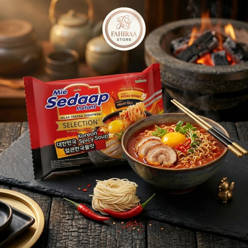 Mie Sedap Instan Korean Spicy Soup 1sachet