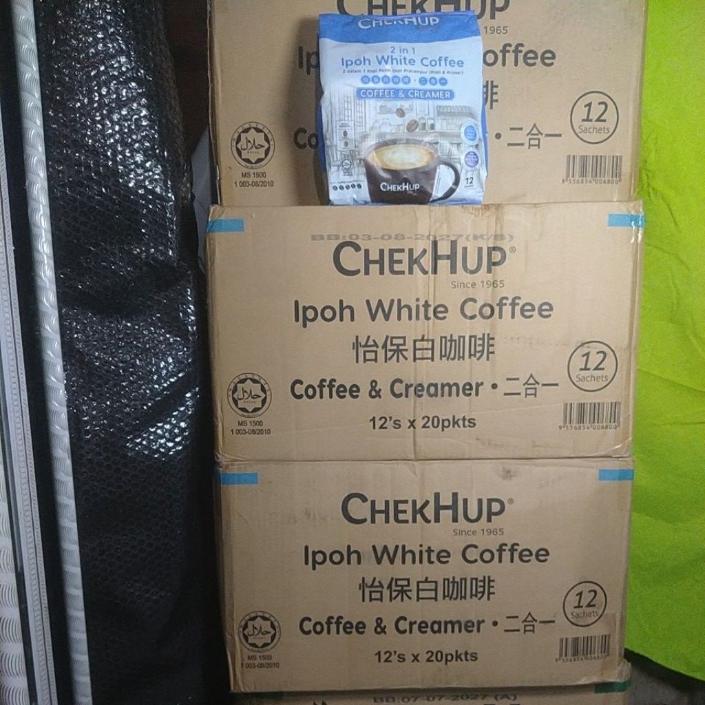 CHEk HUP  Ipoh white coffee Creamer ORI Malaysia