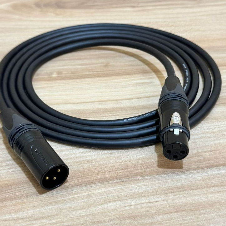 MOGAMI GOLD STUDIO MICROPHONE XLR CABLE 10 METER - Neutrik xlr male to xlr female