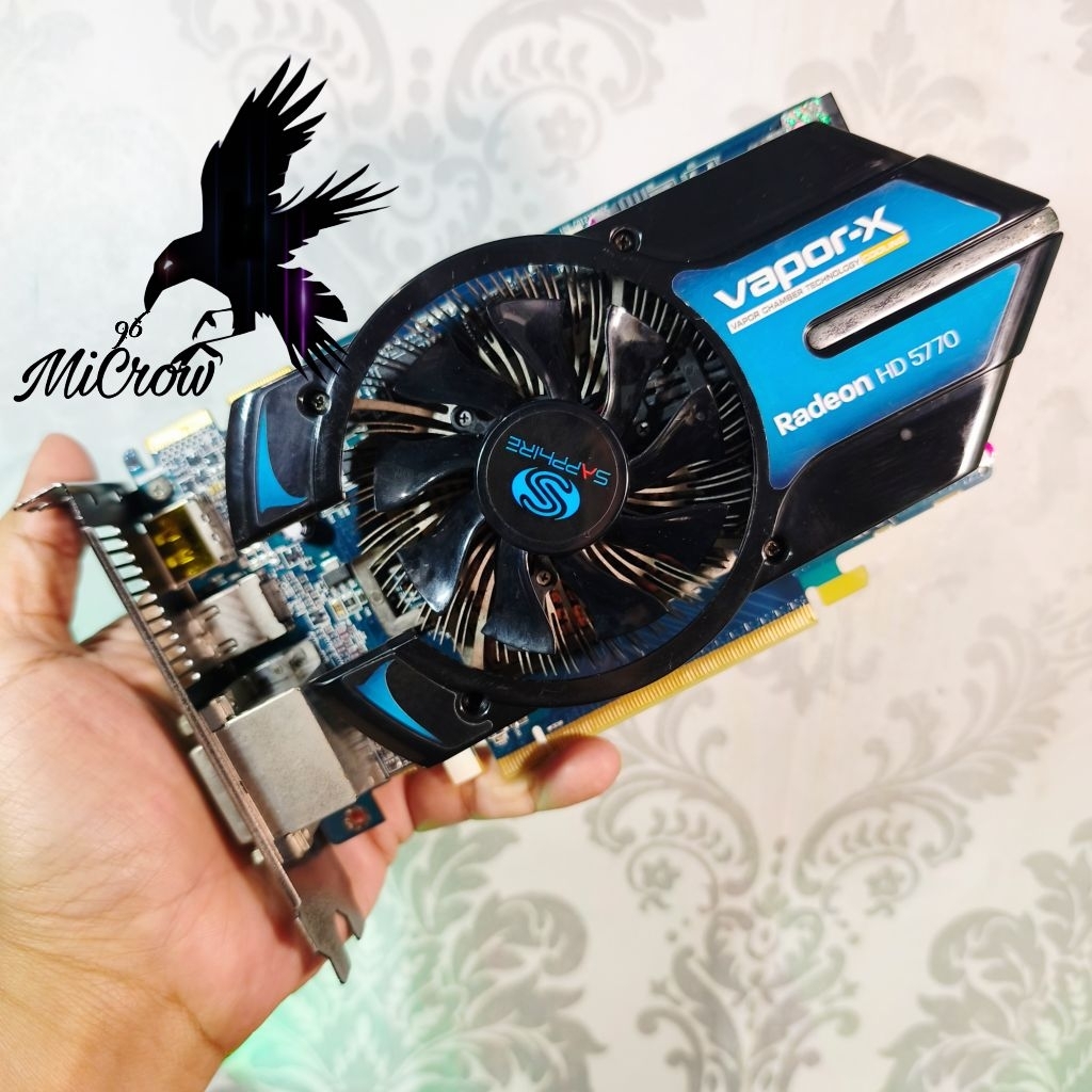 VGA Radeon HD 5770 1gb 128bit DDR5 bisa untuk gaming dll #Tag GTX 750 Ti GTX 1050 RX 550 RX 460 GTX 