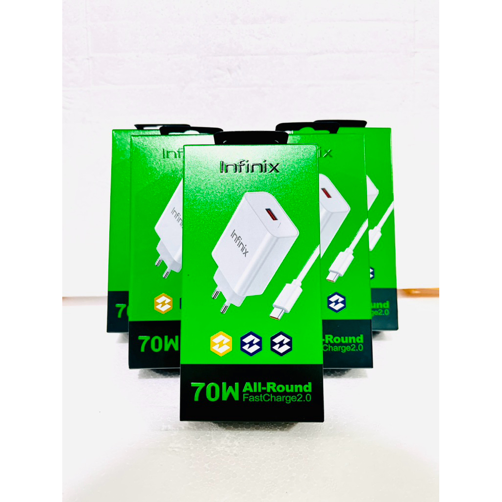 CHARGER INFINIX 70W NOTE 40 PRO SUPER FAST CHARGING REAL IC 100% U700XEA TIPE C