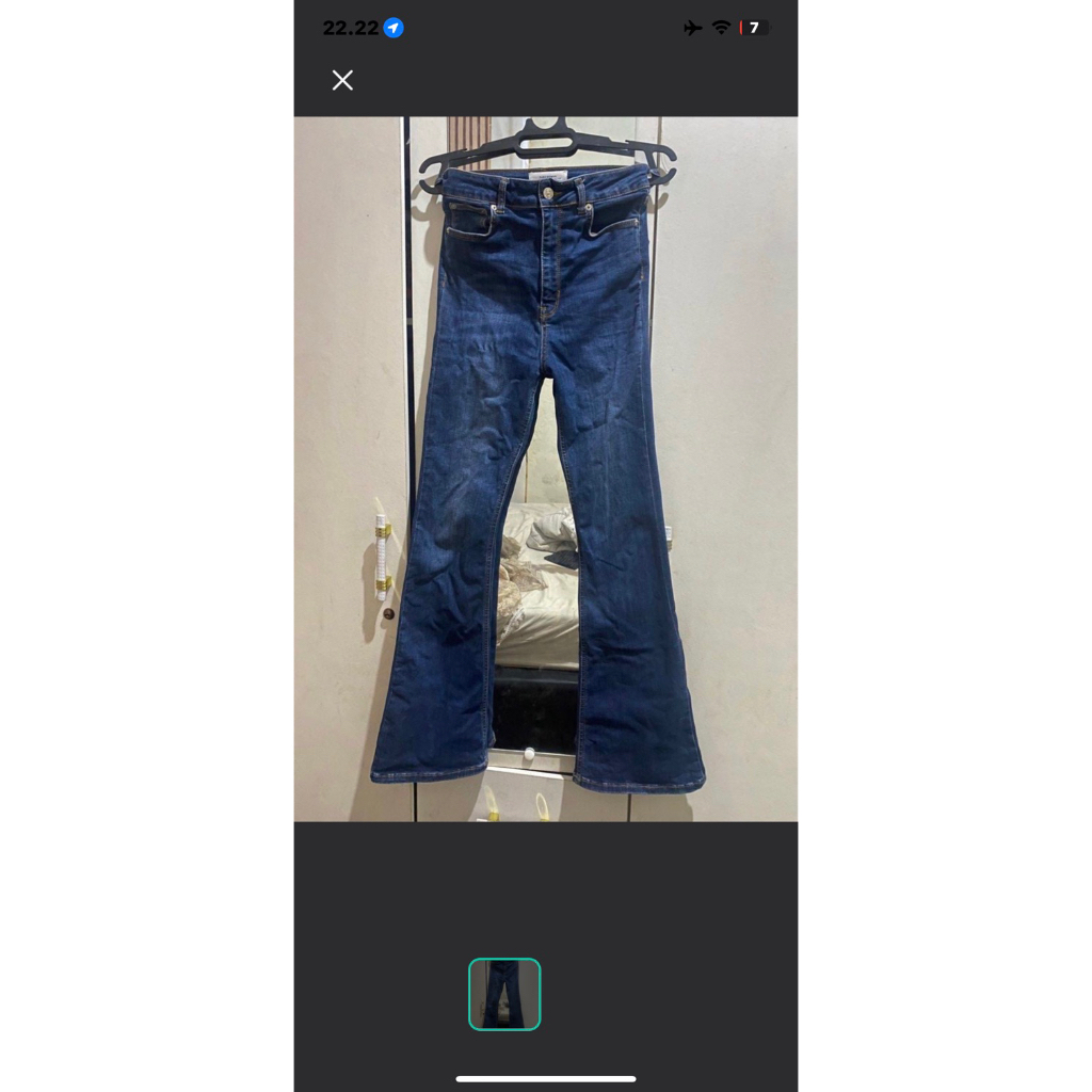 cutbray flare jeans zara