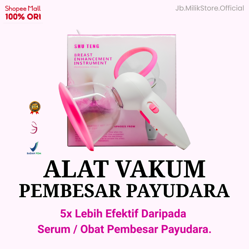 Alat Pembesar & Pengencang Payudara Hasil Cepat Permanen Vacum Payudara Elektrik Smart Breast Pump