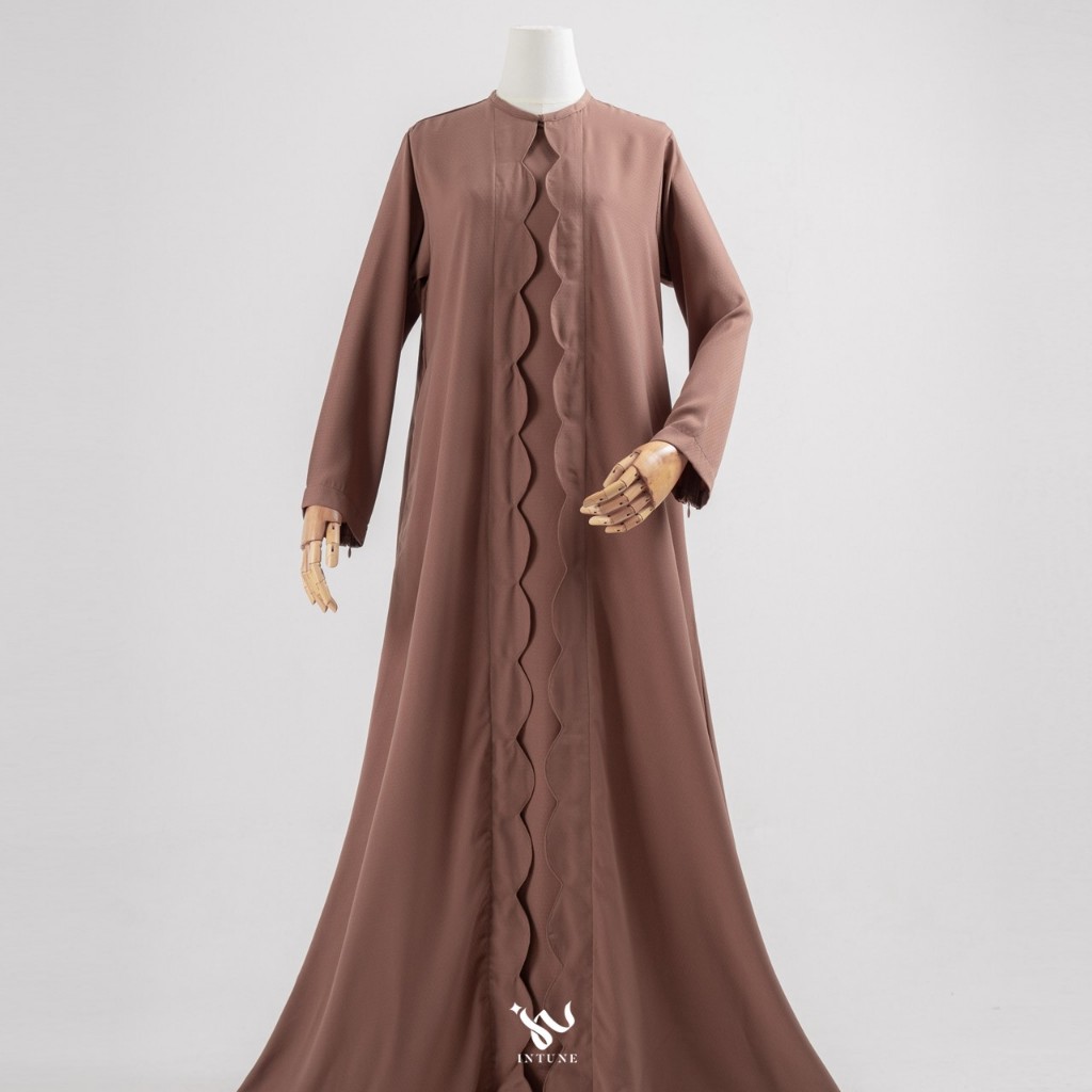 NEW!!! Intune Hijab Shifa Gamis Nazwa Dobby Abaya Umroh Haji Elegan dan Nyaman