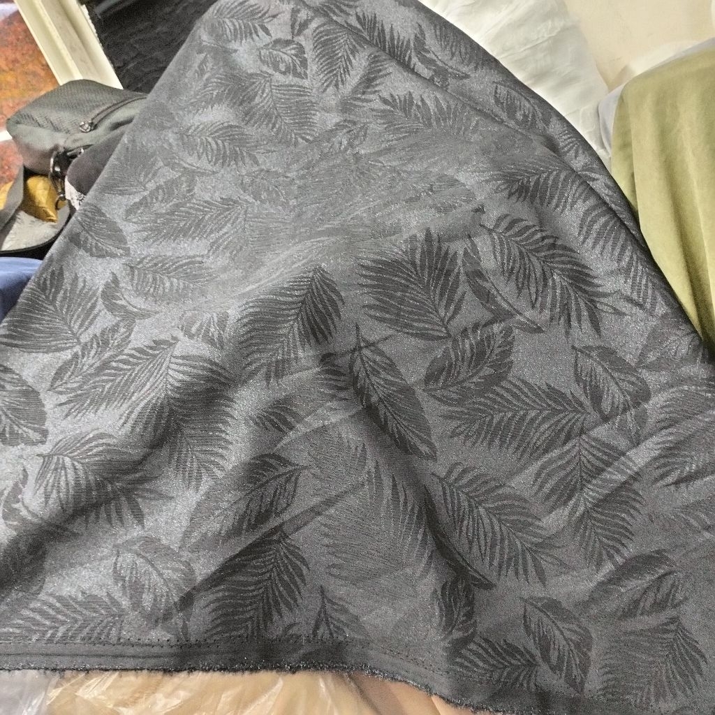 bahan kain Jacquard emboss/kain Jacquard abaya