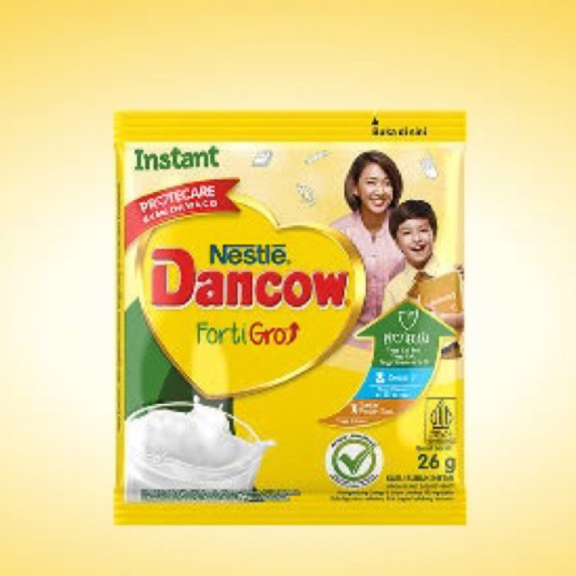 Dancow sachet 38g - dancow susu bubuk sachet - dancow fortigro cokelat - dancow susu bubuk cokelat
