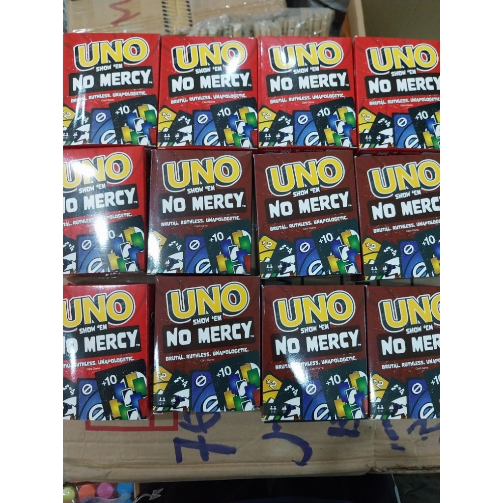 KARTU PERMAINAN KELUARGA NO MERCY. HARGA MURAH. KARTU PERMAINAN ANAK SERU DAN DEWASA