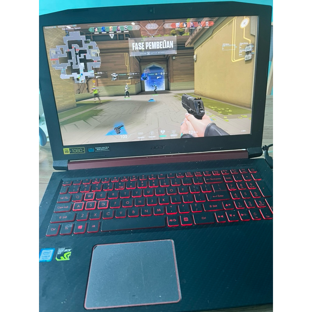 Laptop Acer Nitro 5 i5 Gen 8 GTX 1050